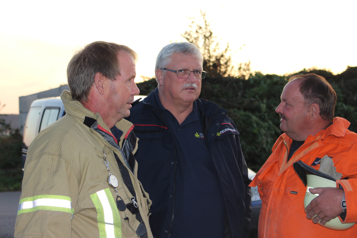 2019 09 17 Feuerwehrübung Lagebesprechung