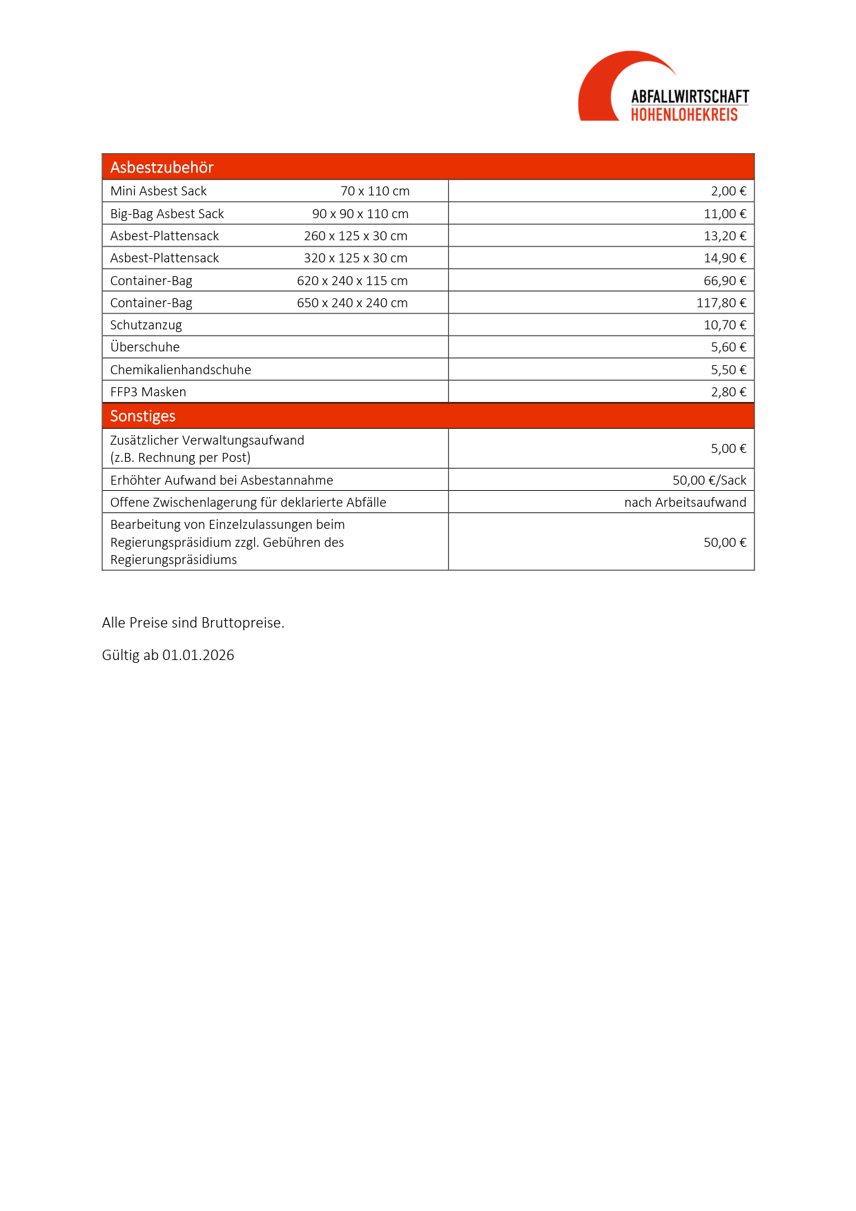 20250325 Preisblatt Deponie Homepage S2